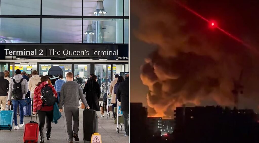 Panik në Aeroportin Heathrow të Londrës, zjarri ndërpret energjinë dhe anulon fluturimet Panik në Aeroportin Heathrow të Londrës, zjarri ndërpret energjinë dhe anulon fluturimet
