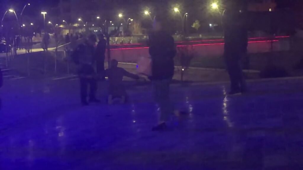 Policia ndërhyn në koncertin e Ditës së Verës, Qytetari i pirë shoqërohet nga efektivët teksa argëton turmën Policia ndërhyn në koncertin e Ditës së Verës, Qytetari i pirë shoqërohet nga efektivët teksa argëton turmën