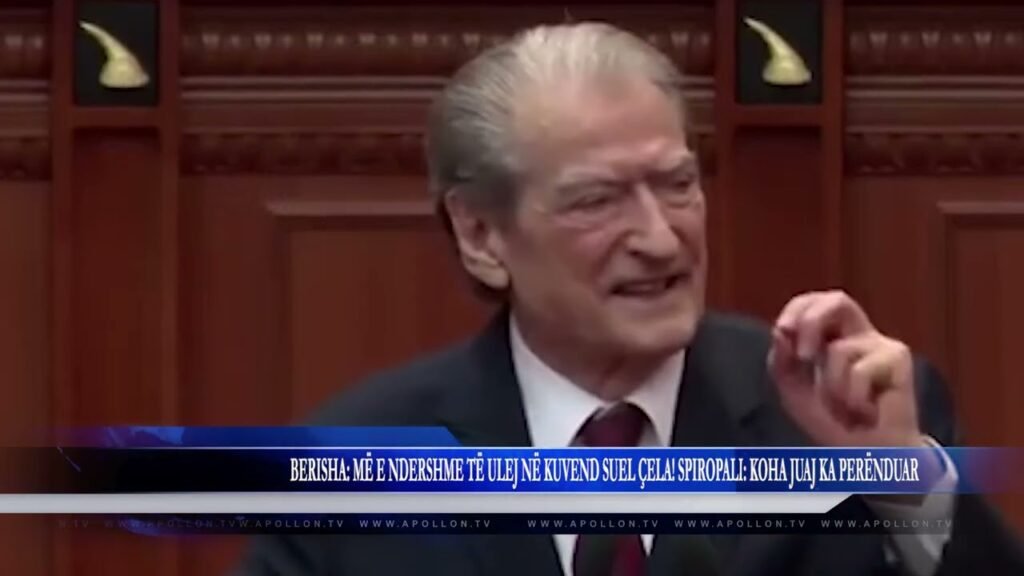 BERISHA: MË E NDERSHME TË ULEJ NË KUVEND SUEL ÇELA! SPIROPALI: KOHA JUAJ KA PERËNDUAR BERISHA: MË E NDERSHME TË ULEJ NË KUVEND SUEL ÇELA! SPIROPALI: KOHA JUAJ KA PERËNDUAR