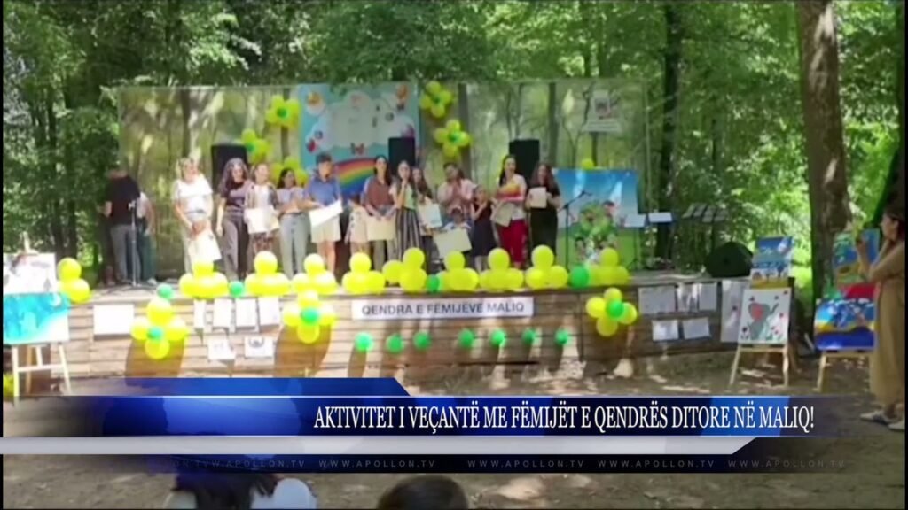 AKTIVITET I VEÇANTË ME FËMIJËT E QENDRËS DITORE NË MALIQ! AKTIVITET I VEÇANTË ME FËMIJËT E QENDRËS DITORE NË MALIQ!