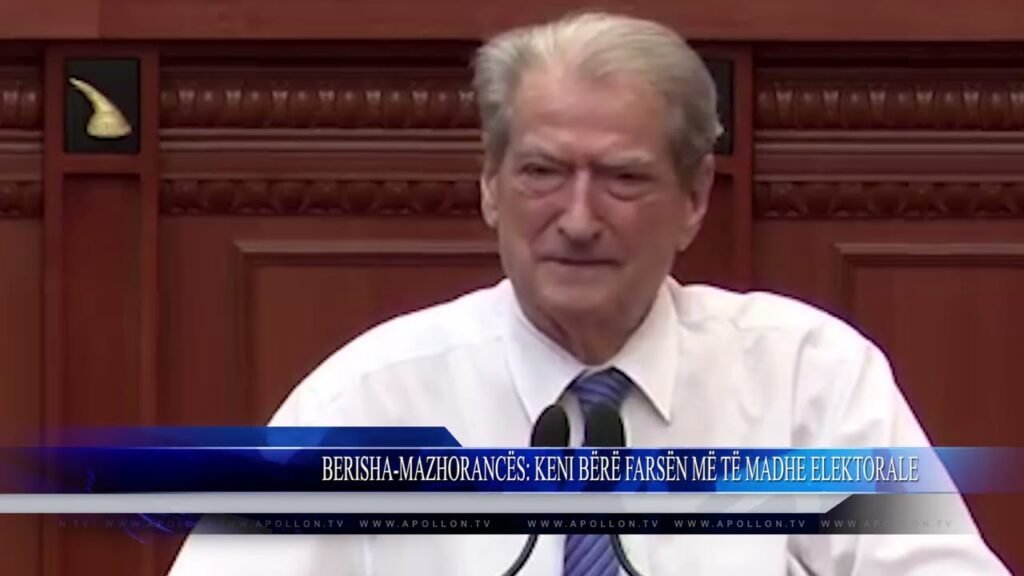 BERISHA MAZHORANCËS KENI BËRË FARSËN MË TË MADHE ELEKTORALE BERISHA MAZHORANCËS KENI BËRË FARSËN MË TË MADHE ELEKTORALE