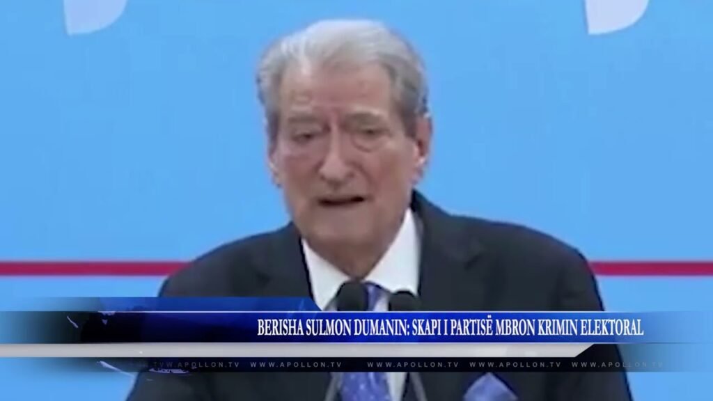BERISHA SULMON DUMANIN SKAPI I PARTISË MBRON KRIMIN ELEKTORAL BERISHA SULMON DUMANIN SKAPI I PARTISË MBRON KRIMIN ELEKTORAL