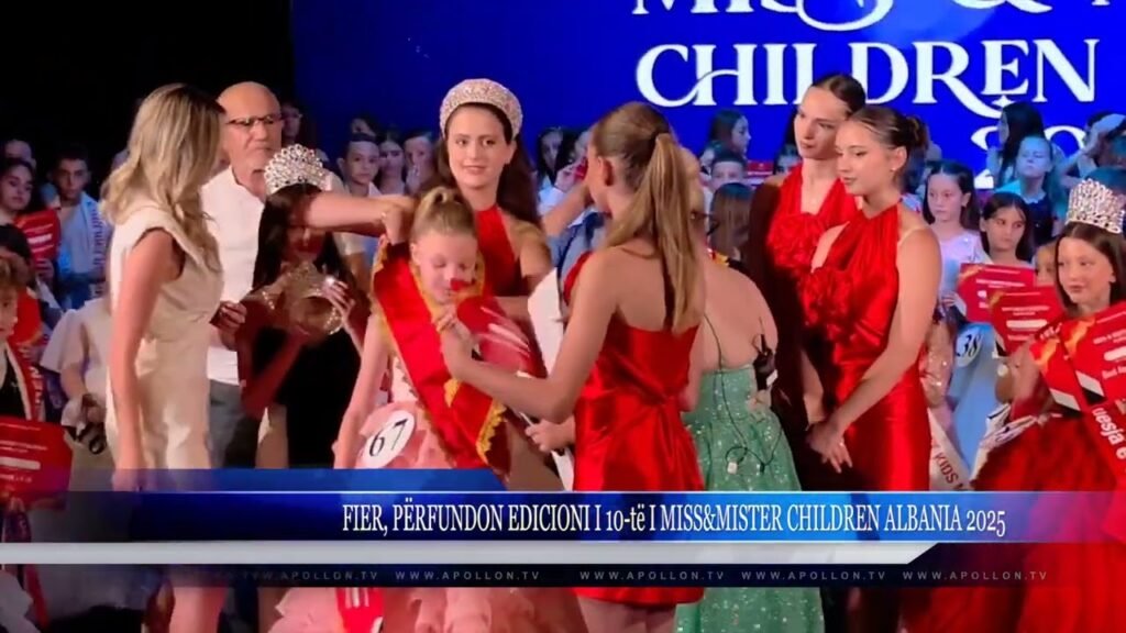 FIER, PËRFUNDON EDICIONI I 10 të I MISS&MISTER CHILDREN ALBANIA 2025