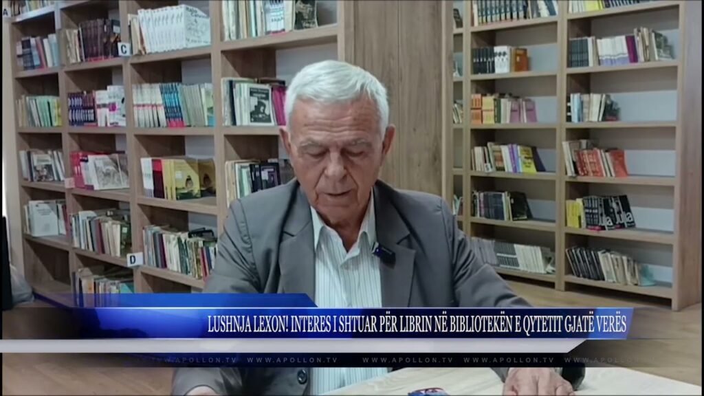 LUSHNJA LEXON! INTERES I SHTUAR PËR LIBRIN NË BIBLIOTEKËN E QYTETIT GJATË VERËS LUSHNJA LEXON! INTERES I SHTUAR PËR LIBRIN NË BIBLIOTEKËN E QYTETIT GJATË VERËS
