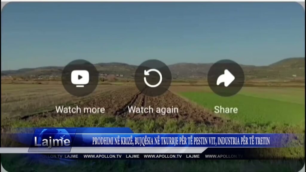 PRODHIMI NË KRIZË, BUJQËSIA NË TKURRJE PËR TË PESTIN VIT, INDUSTRIA PËR TË TRETIN PRODHIMI NË KRIZË, BUJQËSIA NË TKURRJE PËR TË PESTIN VIT, INDUSTRIA PËR TË TRETIN