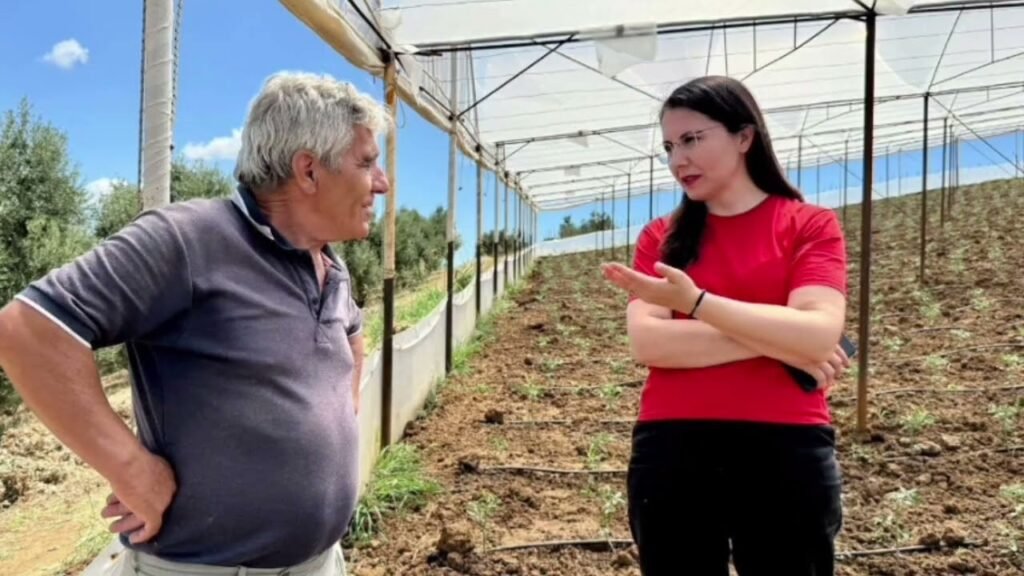 Fermeri nga fshati Matjan, Lushnje kultivon kultura të ndryshme bujqësore
