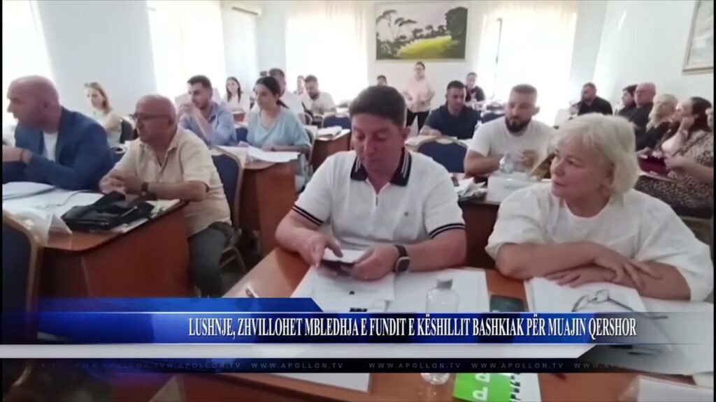 LUSHNJE, ZHVILLOHET MBLEDHJA E FUNDIT E KËSHILLIT BASHKIAK PËR MUAJIN QERSHOR