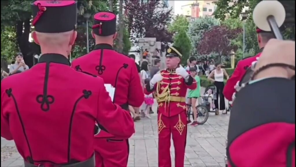 Shkoder Banda frymore performon per qytetaret e turistet Shkoder Banda frymore performon per qytetaret e turistet
