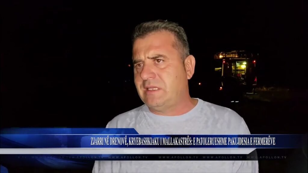 ZJARRI NË DRENOVË, KRYEBASHKIAKU I MALLAKASTRËS E PATOLERUESHME PAKUJDESIA E FERMERËVE ZJARRI NË DRENOVË, KRYEBASHKIAKU I MALLAKASTRËS E PATOLERUESHME PAKUJDESIA E FERMERËVE