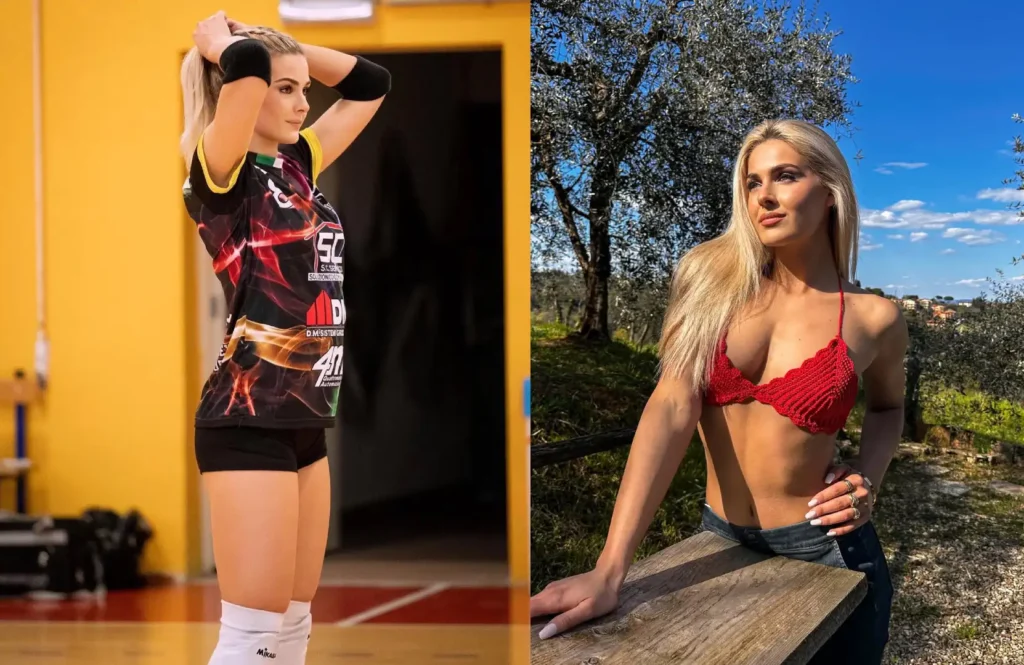 Virginia Cavazzini, volejbollistja italiane që shkëlqen në fushë dhe në ekran