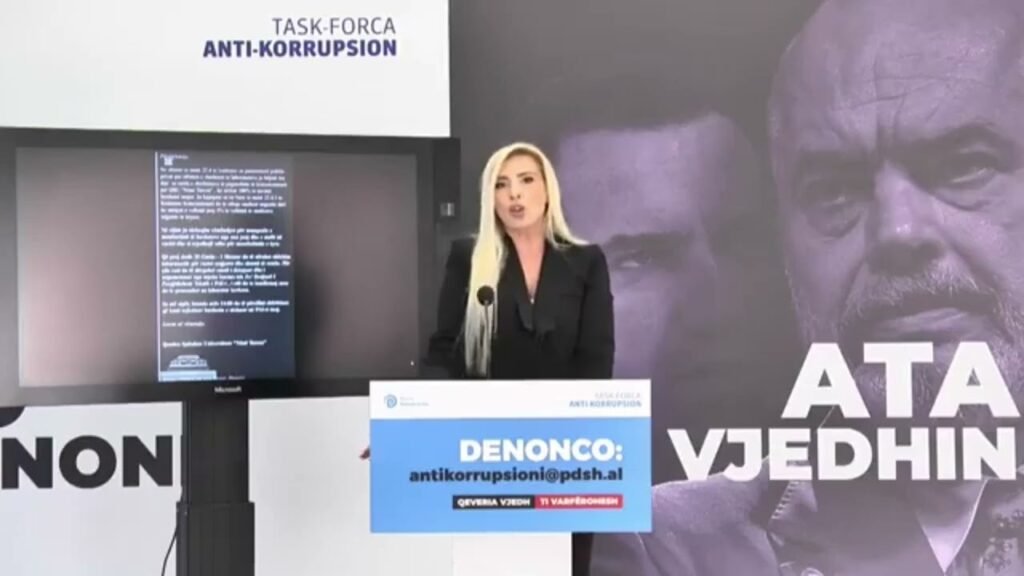 Genta Vangjeli, zëdhënësja e PD-së, denoncim për QSUT-në