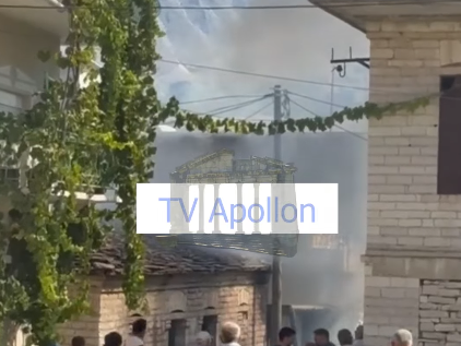 Zjarri në një magazinë në Dropull shkakton panik lokal
