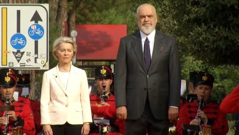 Vizita e Ursula von der Leyen në Tiranë përforcon bashkëpunimin europian Vizita e Ursula von der Leyen në Tiranë përforcon bashkëpunimin europian