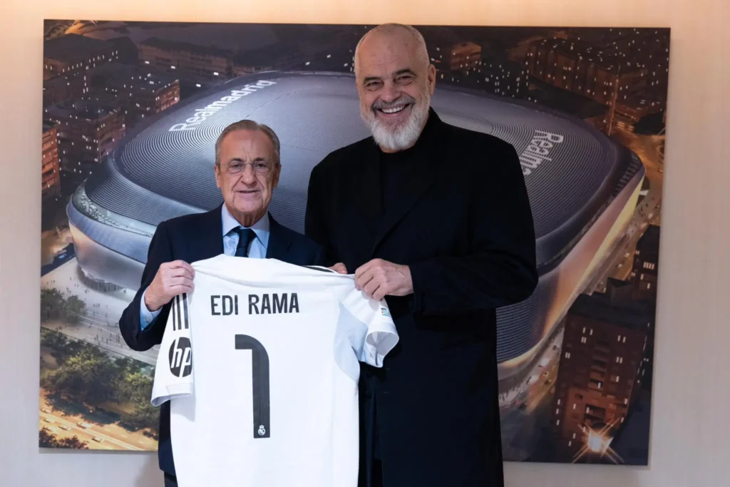 Rama në Madrid, takim i veçantë me Florentino Perez Rama në Madrid, takim i veçantë me Florentino Perez