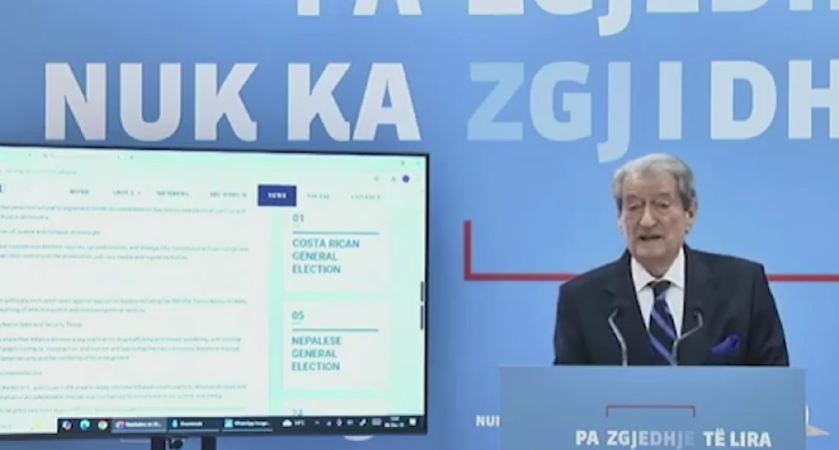 Berisha: Rezoluta e IDU eshte nje kambane alarmi per gjendjen ne Shqiperi