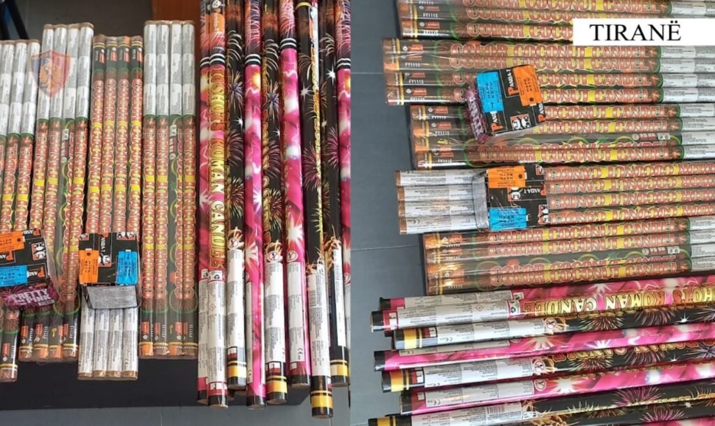 Operacioni policor kundër fishekzjarreve pa leje, shtatë të arrestuar në Tiranë në prag të festave