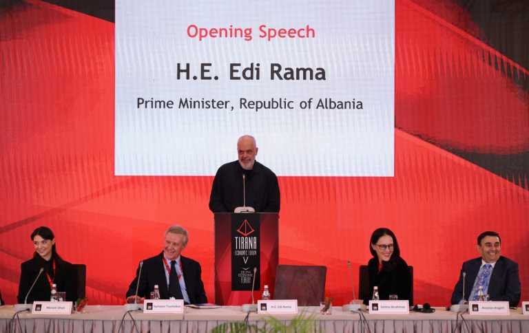 Forumi Ekonomik i Delfit vendos Tiranën në qendër të dialogut rajonal ekonomik dhe politik Forumi Ekonomik i Delfit vendos Tiranën në qendër të dialogut rajonal ekonomik dhe politik