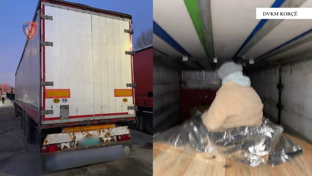 Procedohet një shtetas turk, u kap me një grua të huaj të fshehur në rimorkio në Qafë Thanë Procedohet një shtetas turk, u kap me një grua të huaj të fshehur në rimorkio në Qafë Thanë