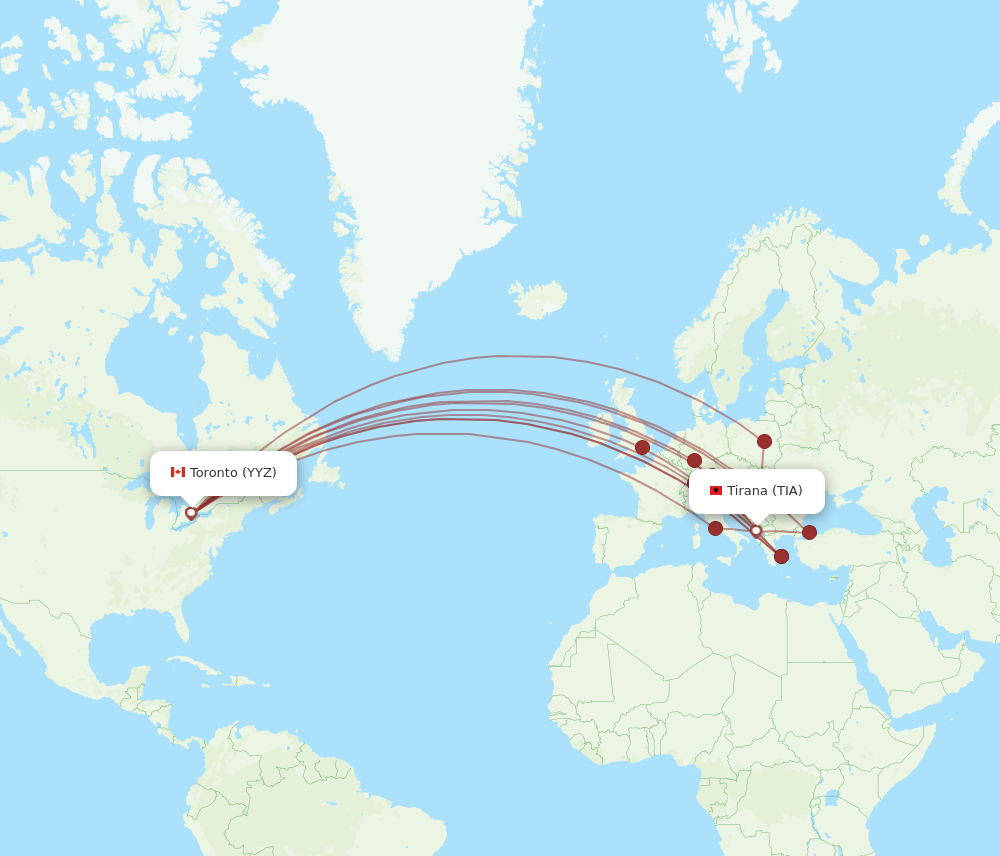 Nis linja direkte Tiranë–Toronto, fluturimi i parë transoqeanik nga Shqipëria