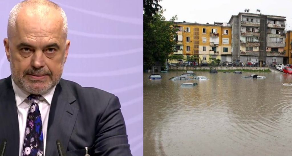 Përmbytjet në disa qytete, Rama reagon me ironi: Pse nuk po më fajësojnë ende për reshjet edhe në Europë