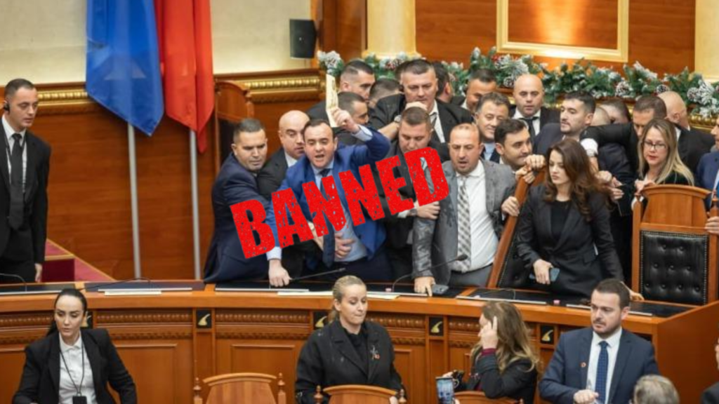 Byroja e Kuvendit lë në fuqi përjashtimin 30-ditor për gjashtë deputetë të PD-së pas kaosit në seancë Byroja e Kuvendit lë në fuqi përjashtimin 30-ditor për gjashtë deputetë të PD-së pas kaosit në seancë