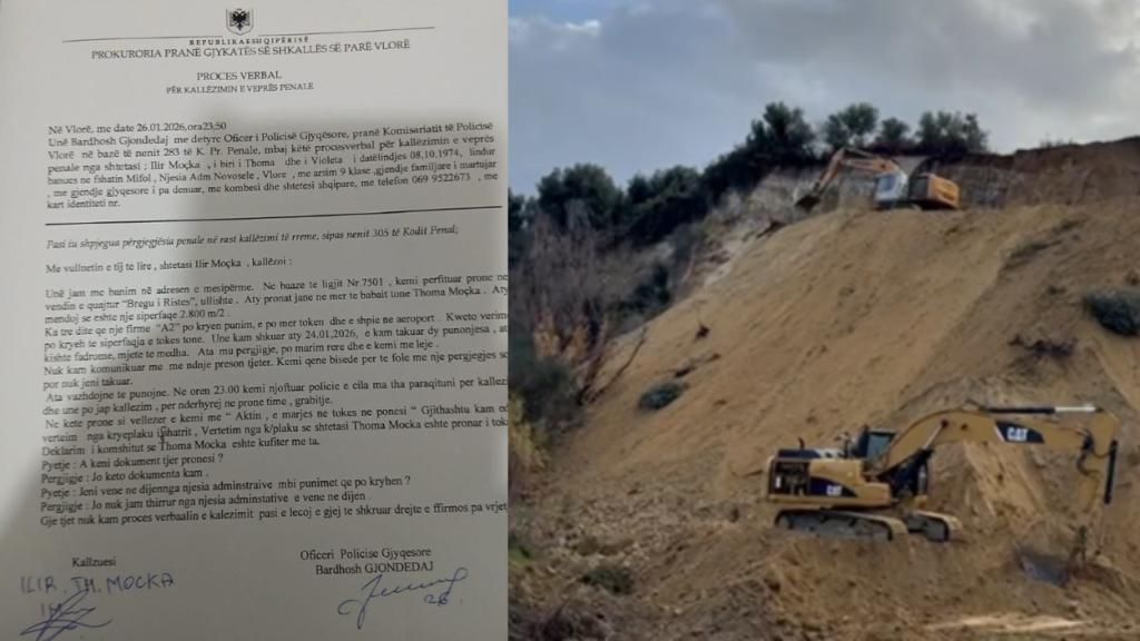 Banorët e Mifolit depozitojnë kallëzim penal për gërryerjen e tokave, kërkojnë ndërhyrje institucionale