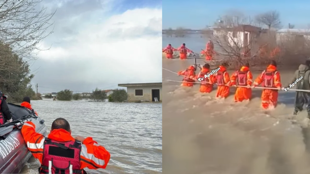 Dhjetë familje evakuohen nga përmbytjet, mbi 20 banesa me ujë brenda dhe rreth 1000 hektarë tokë bujqësore nën ujë