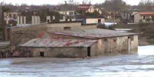 Përmbytjet godasin Çervenin, fshatarët denoncojnë: Kanali u la përgjysmë, një hektar elb nën ujë