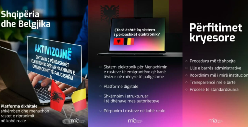 Shqipëria dhe Belgjika vënë në funksion sistemin e përbashkët për menaxhimin e emigracionit të paligjshëm