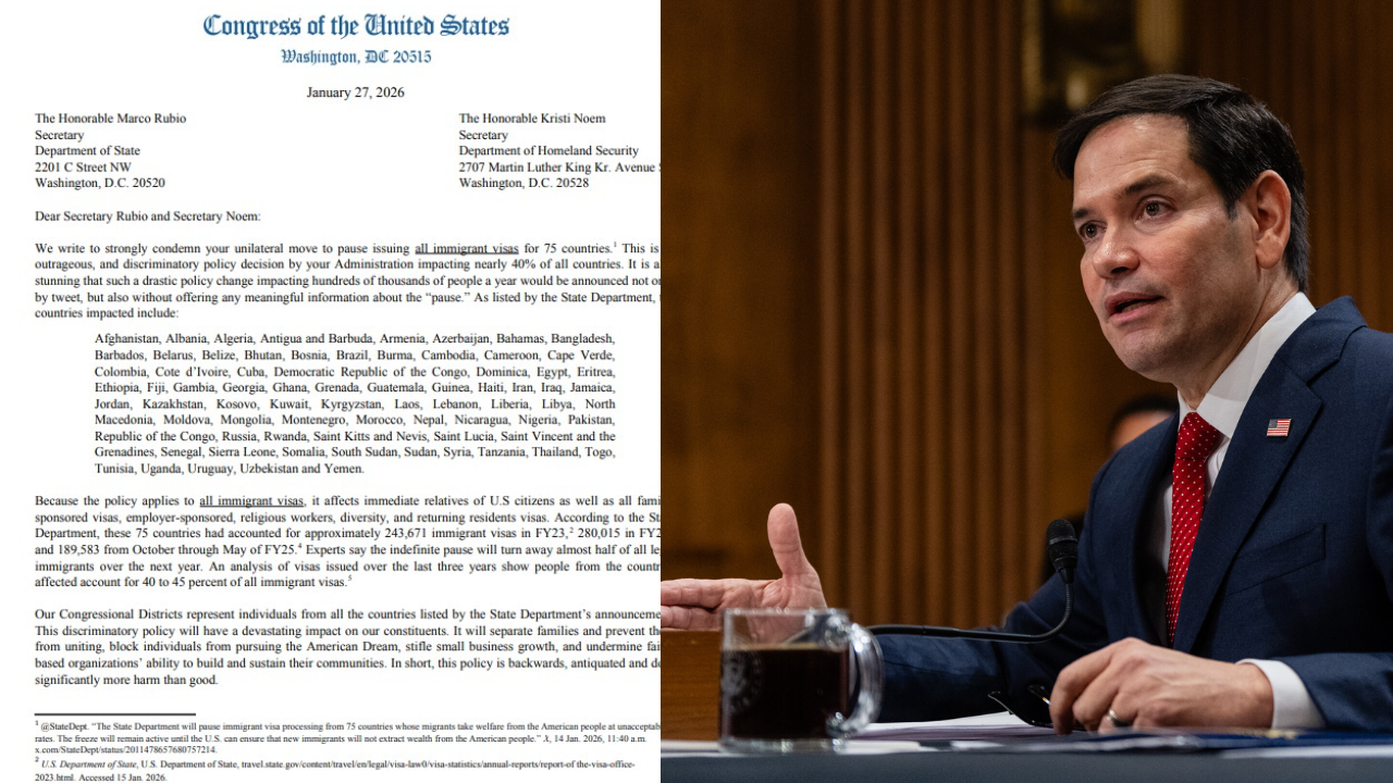 75 kongresmenë kundër pezullimit të vizave: Letër e ashpër drejtuar Rubios, kërkohet tërheqja e menjëhershme e vendimit