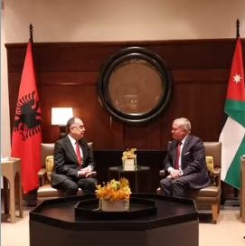 Begaj falënderon Mbretin Abdullah II, thekson miqësinë mes Shqipërisë dhe Jordanisë