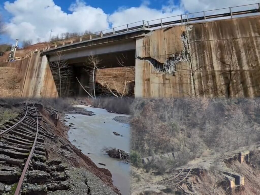 Rrëshqitjet në “Arrat e Gurrës” godasin tre nyje infrastrukturore, jashtë funksionit edhe hekurudha