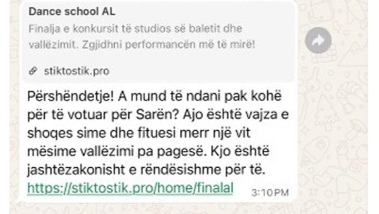 Alarm për mashtrim në WhatsApp: mesazhi për “votimin e Sarës” synon vjedhjen e llogarive