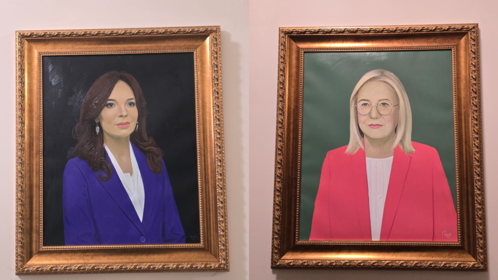 Portretet e Spiropalit dhe Nikollës vendosen në galerinë e Kryetarëve të Kuvendit