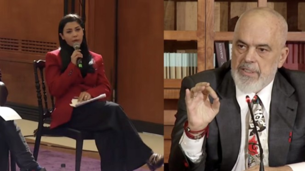 Debat në Kryeministri, Rama përplaset me gazetaren Ambrozia Meta