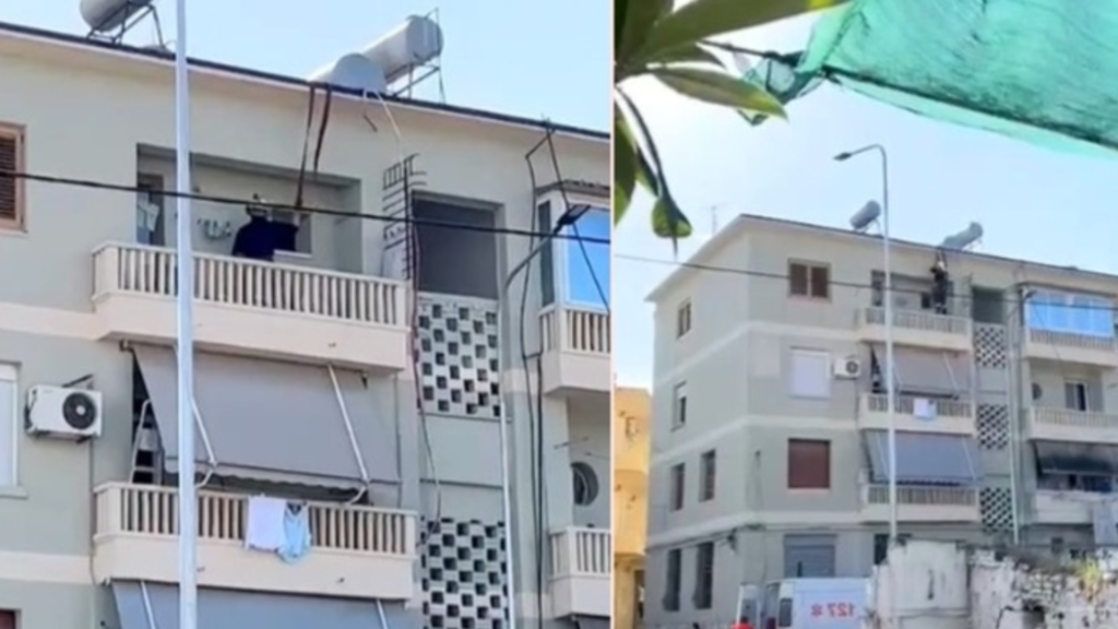 85-vjeçarja në Vlorë rrëzohet në banesë, zjarrfikësit ndërhyjnë nga tarraca për ta shpëtuar