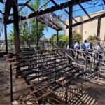 LUSHNJË – Nis rehabilitimi i tregut të fruta-perimeve pas zjarrit !