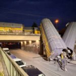 Aksident hekurudhor në Mynih/ Treni i mallrave bie nga ura, një person në gjendje kritike .