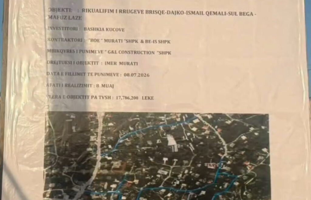 Kryebashkiaku Kreshnik Hajdari inspekton nisjen e punimeve për rikualifikimin e rrugëve në lagjen “11 Janari”. Kryebashkiaku Kreshnik Hajdari inspekton nisjen e punimeve për rikualifikimin e rrugëve në lagjen “11 Janari”.