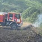 Zjarri rrezikoi pyjet dhe banesat në Bulqizë, ndërhyrja e zjarrfikësve shmangu përhapjen.