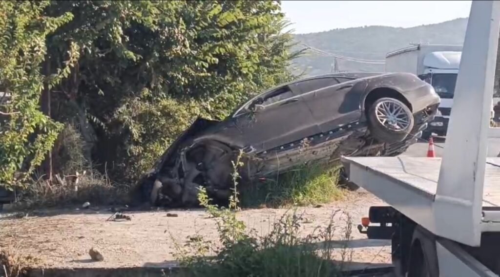 Aksident në hyrjen jugore të Lushnjes