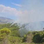Flakët nuk ndalen në Mallakastër, zjarri avancon drejt Vloshit/ Helikopterët rifillojnë ndërhyrjen nga ajri