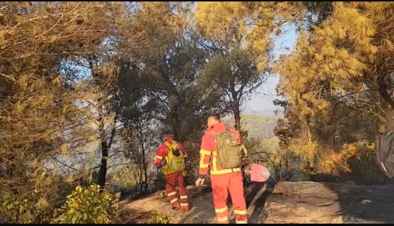 Ne vatren e zjarrit ne ekonomine pyjore Lofkend-Ngraçije, Bashkia Mallakster, ka filluar operacioni per izolim