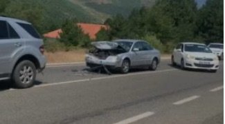 Një aksident rrugor është raportuar në aksin nacional Peshkopi–Bulqizë