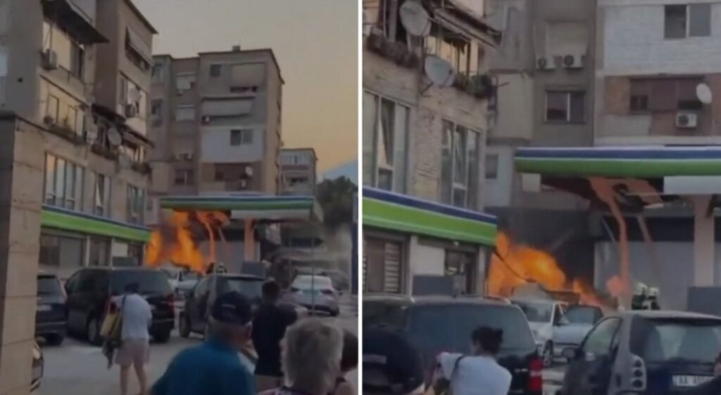 Shpërthimi te karburanti “Eida” në Brryl, shëmbet një ndërtesë një katëshe