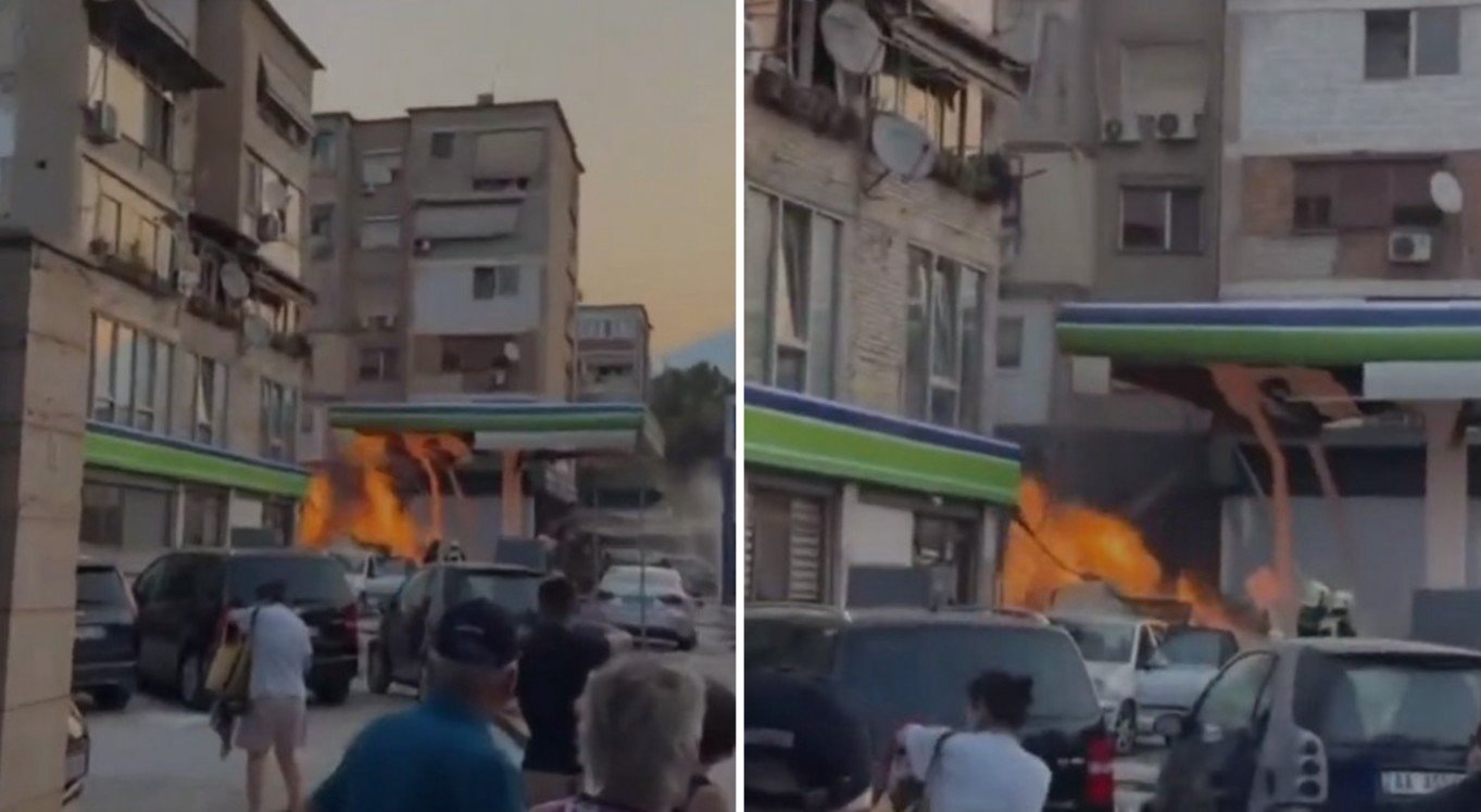 Shpërthimi te karburanti “Eida” në Brryl, shëmbet një ndërtesë një katëshe